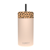 LEOPARD & PEACH - Insulated Iced Drink Tumbler