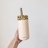 LEOPARD & PEACH - Insulated Iced Drink Tumbler