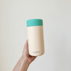 TEAL & PEACH - Stainless Steel Reusable Cup 12oz