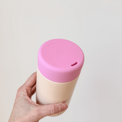 {PREORDER} STRAWBERRY & PEACH - Stainless Steel Reusable Cup 12oZ