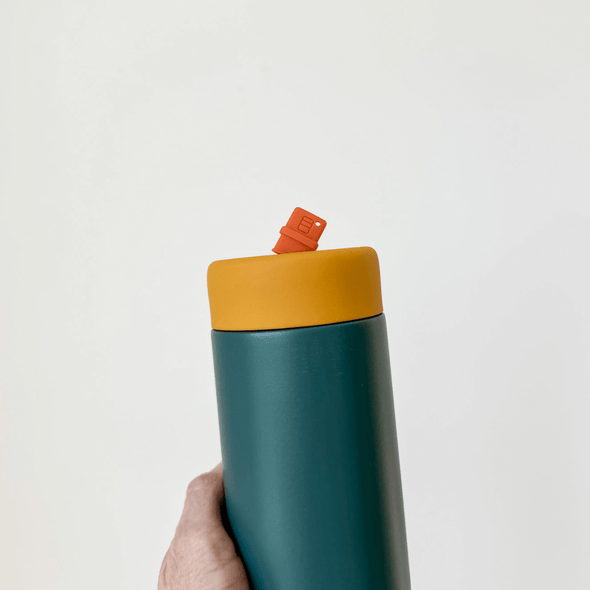 ** PRE-ORDER ** MUSTARD & KALE - Stainless Steel Reusable Cup 12oz