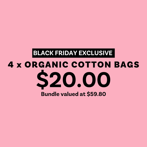 🖤 ORGANIC COTTON BAG PACK 🖤