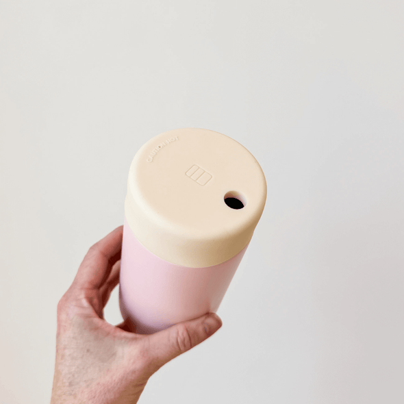 {PRE-ORDER} MYLK  & PINK SALT - Stainless Steel Reusable Cup 12oz