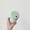 PISTACHIO & GRAY - Stainless Steel Reusable Cup 12oz