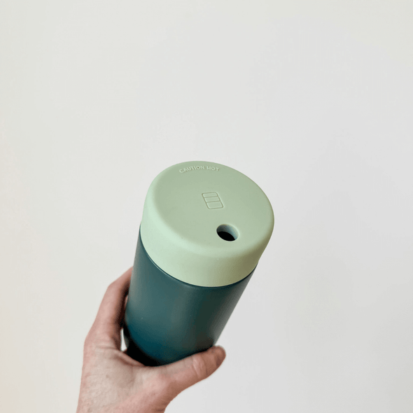 ** PRE-ORDER ** PISTACHIO & KALE - Stainless Steel Reusable Cup 12oz