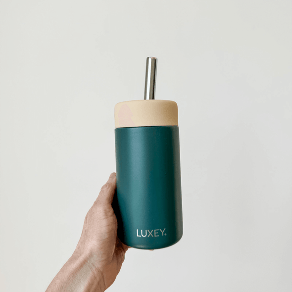 ** PRE-ORDER ** CARAMEL & KALE - Stainless Steel Reusable Cup 12oz