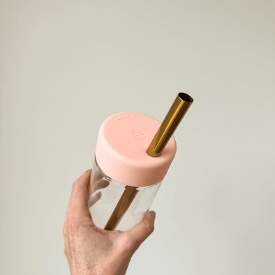 PINK SALT - Large Straw Lid