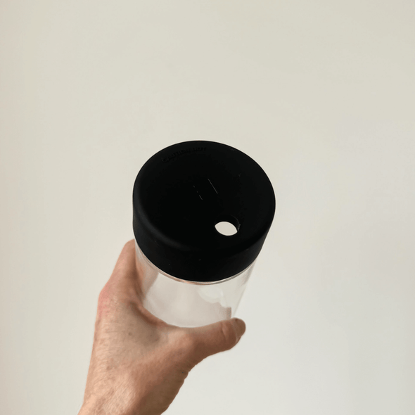 BLACK - Large Straw Lid