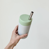 PISTACHIO & GRAY - Stainless Steel Reusable Cup 12oz