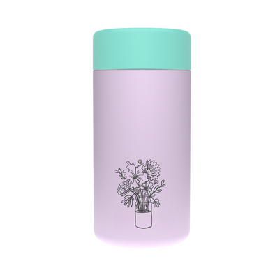 JUST FLOWERS - Stainless Steel Reusable Cup 12oz