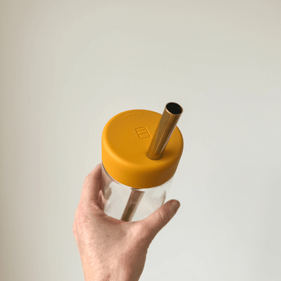 MUSTARD - Large Straw Lid