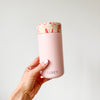 LOVE PRINT & PINK - Stainless Steel Reusable Cup 12oz