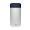 MIDNIGHT BLUE & GRAY - Stainless Steel Reusable Cup 12oz