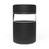 Black LittleLUX ( Up to 8 oz ) Regular Size Reusable Glass Coffee Cup