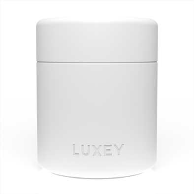 White - MiniLUX Luxey Cup (Up to 6 oz) Small Size Reusable Glass Coffee Cup