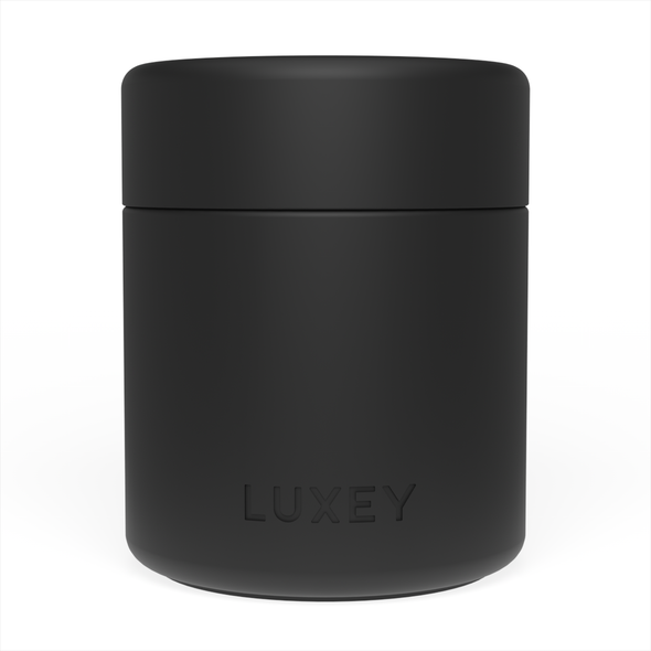 Black - MiniLUX Luxey Cup (Up to 6 oz) Small Size Reusable Glass Coffee Cup